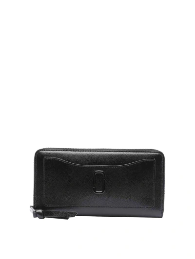 Marc Jacobs Dtm Continental Wallet In Black