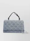 Marc Jacobs The Quilted Denim Dual Medium Shoulder Bag