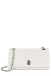 Marc Jacobs Dual Chain Wallet In Soft White Nappa Leather In White