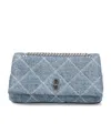 Marc Jacobs Dual Quilted Denim Chained Crossbody Bag