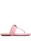 Marc Jacobs Dual T Flip Flops In Pink