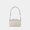 Marc Jacobs Duffle Bag -  - Leather - Silver In Beige