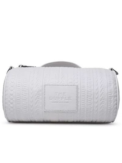 MARC JACOBS MARC JACOBS 'DUFFLE' WHITE LEATHER BAG