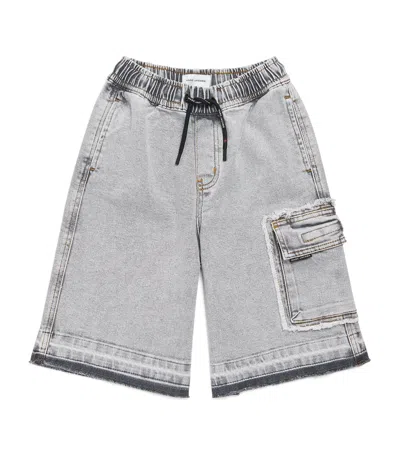Marc Jacobs Kids' Elasticated-waist Bermuda Shorts In Black
