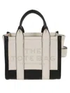 Marc Jacobs Elegant Crossbody Tote Bag With Rhinestone Detail And Versatile Carry Options In Neutrals