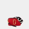 Marc Jacobs The Colorblock Snapshot Bag In Red
