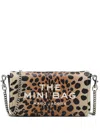 Marc Jacobs The Cheetah Chain Leopard Printed Mini Shoulder Bag In Black