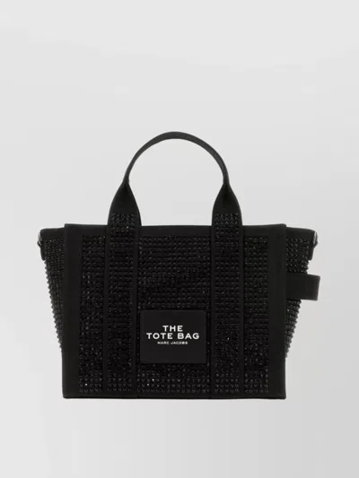 Marc Jacobs Embellished Canvas Small Tote Bag Handbag