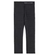 Marc Jacobs Verzierte Leggings Aus Einem Baumwollgemisch In Schwarz