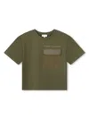 Marc Jacobs Embellished Logo T-shirt In Green