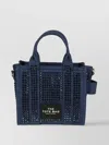 MARC JACOBS EMBELLISHED TOTE BAG WITH DETACHABLE STRAP AND TOP HANDLES