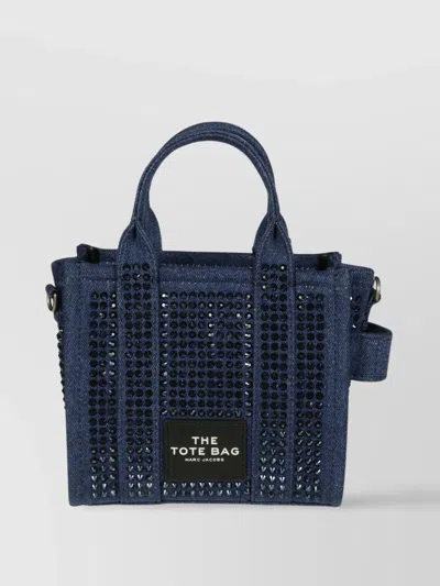 Marc Jacobs Embellished Tote Bag With Detachable Strap And Top Handles