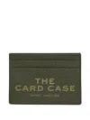 Marc Jacobs Embossed Card Case In Green