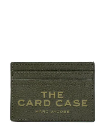 Marc Jacobs Embossed Card Case In Green