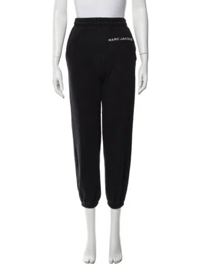 Pre-owned Marc Jacobs Embroidered Accent Sweatpants In Black