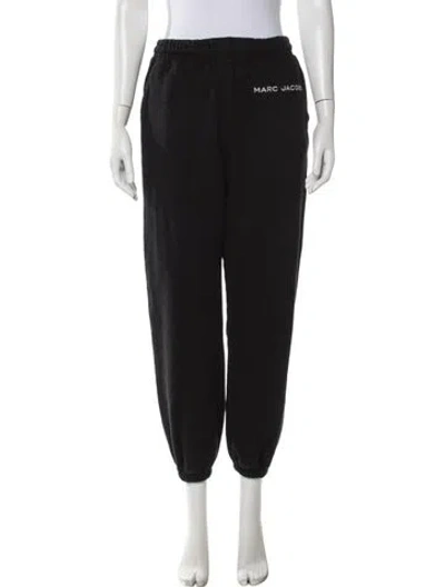 Pre-owned Marc Jacobs Embroidered Accent Sweatpants In Black