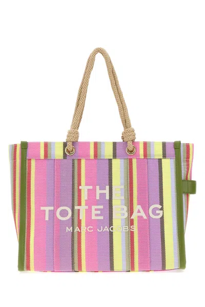 Marc Jacobs Embroidered Canvas Large The Tote Bag In Multi