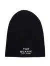 Marc Jacobs The Beanie Logo Merino-blend Beanie In Black