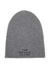 Marc Jacobs Embroidered-logo Beanie In Gray