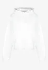 Marc Jacobs Embroidered Logo Hooded Sweatshirt In White