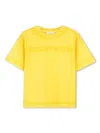 Marc Jacobs Kids Embroidered Logo T-shirt In Gelb