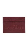 Marc Jacobs The Leather Card Case Cherry In Red