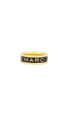 Marc Jacobs Elegant Brass And Cz Bijoux In Gold
