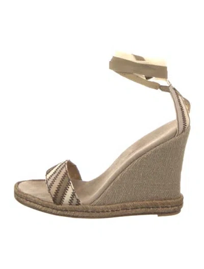 Pre-owned Marc Jacobs Espadrilles In Blue