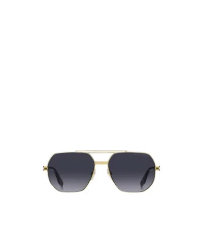 Marc Jacobs Eyewear Aviator Frame Sunglasses In Neutral