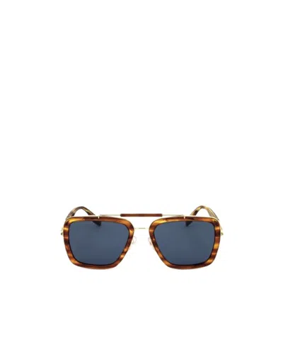 Marc Jacobs Eyewear Aviator Sunglasses In Burgundy