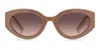 Marc Jacobs Eyewear Cat In Beige Brown