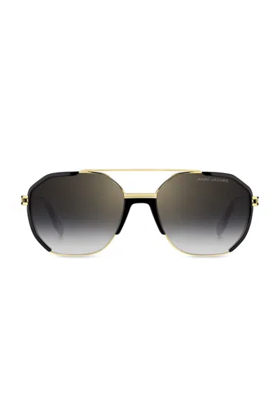 Marc Jacobs Essential Aviator Round Sunglasses In Multi