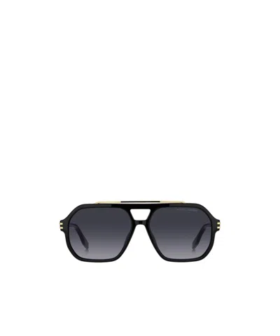 Marc Jacobs Eyewear Pilot Frame Sunglasses In Black