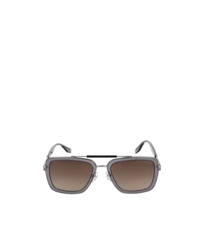 Marc Jacobs Eyewear Pilot Frame Sunglasses In Gray