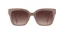 Marc Jacobs Women's 53mm Square Logo Sunglasses In Beige Brown Gradient