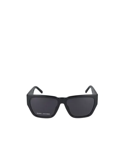 Marc Jacobs Eyewear Square Frame Sunglasses In Black