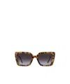 Marc Jacobs Eyewear Square Frame Sunglasses In Black