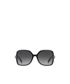Marc Jacobs Eyewear Square Frame Sunglasses In Black