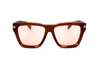 Marc Jacobs Eyewear Square Frame Sunglasses In Brown