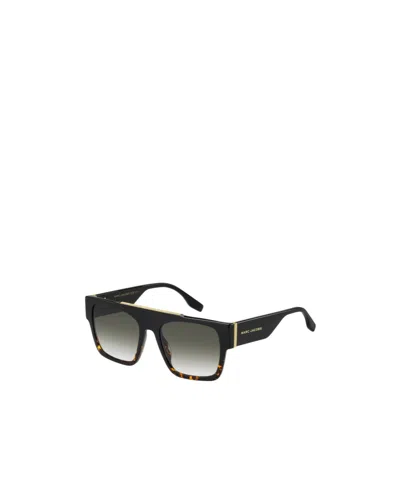 Marc Jacobs Eyewear Square Frame Sunglasses In Green