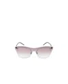 Marc Jacobs Eyewear Square Frame Sunglasses In White