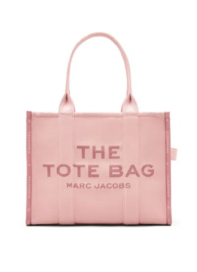 Marc Jacobs Fabric And Leather Blend Bag In Pink