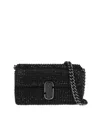 Marc Jacobs The Rhinestone J Marc Mini Shoulder Bag In Black