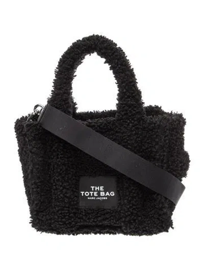 Pre-owned Marc Jacobs Faux Fur Crossbody Bag In Black