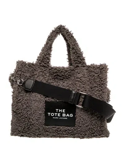 Pre-owned Marc Jacobs Faux Fur Crossbody Bag In Gray