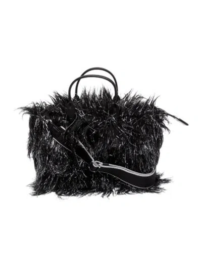 Pre-owned Marc Jacobs Faux Fur Top Handle Bag W/ Tags In Multi