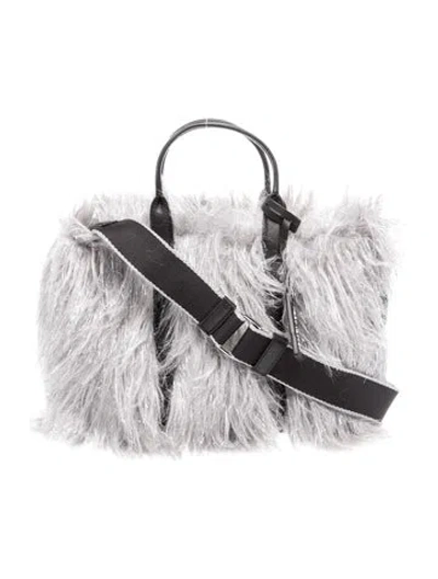 Pre-owned Marc Jacobs Faux Fur Top Handle Bag W/ Tags In Multi