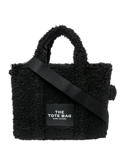 Pre-owned Marc Jacobs Faux Fur Tote In Black
