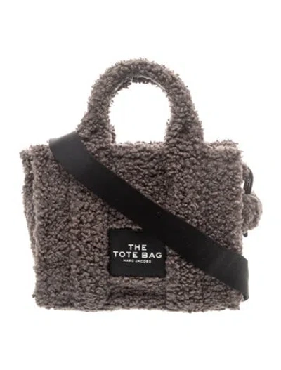 Pre-owned Marc Jacobs Faux Fur Tote In Grey