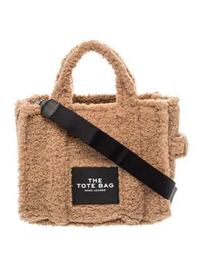 Pre-owned Marc Jacobs Faux Fur Tote In Neutrals
